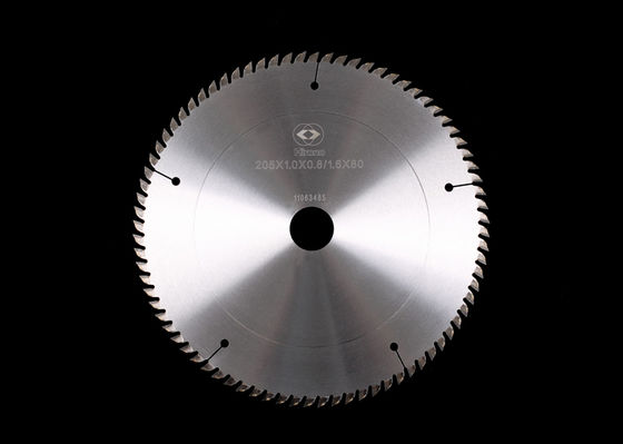 Qualität  Professional Metal Table Thin Kerf Saw Blades Convex Plate 205 x 1.0 x 80P usine
